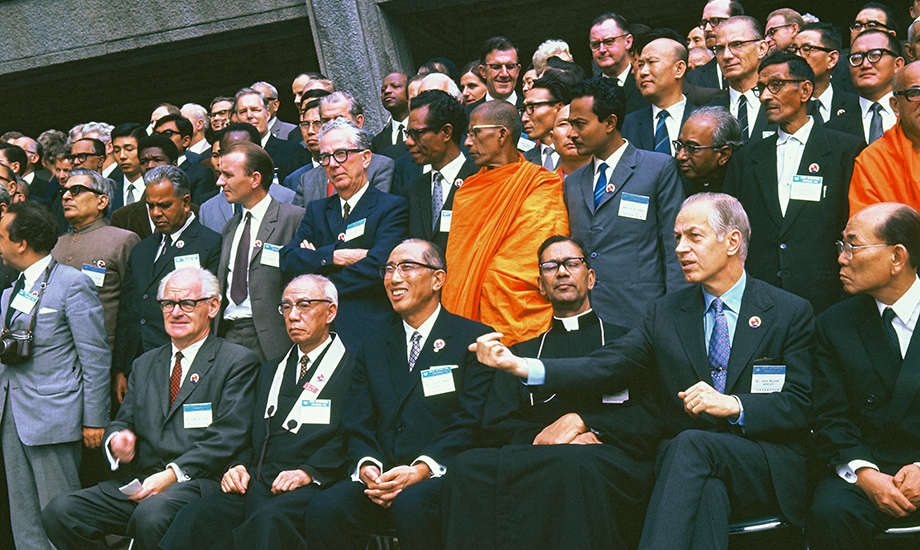 Religions for Peace holds its first World Assembly in Kyoto in 1970.